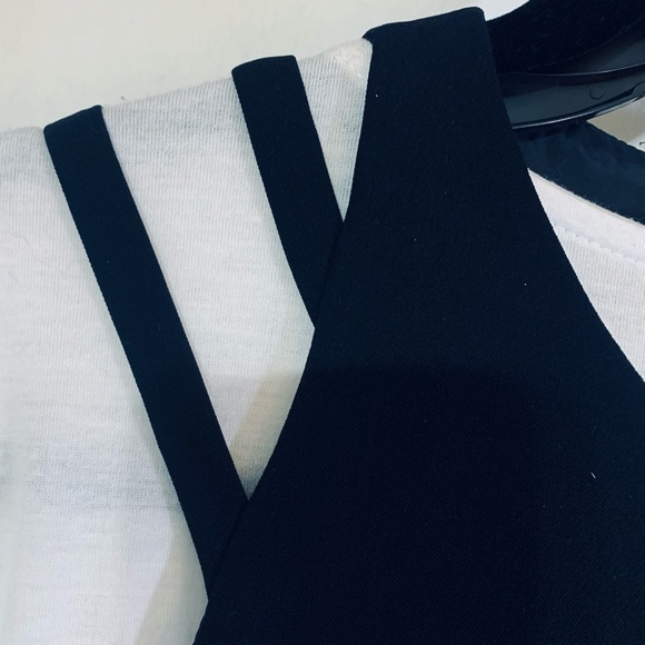 Evan-Picone LBD Dress With Strappy Sleeves Size 16 - Picture 2 of 13